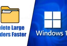 How to Delete Large Folders Faster on Windows 11