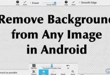 How To Remove Background from any Image on Android