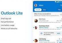 Microsoft Launched Outlook Lite App For Android Users