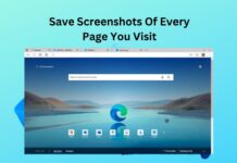 Save Screenshots Of Every Page You Visit