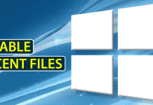 How to Remove/Disable Recent Files From File Explorer