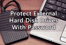 How To Protect External Hard Disk Drives With Password